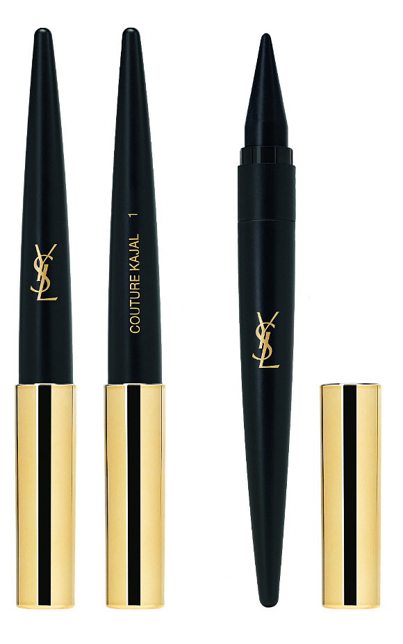 YSL Beaute new Fall 2015 Rock metal collection Edie Campbell Kajal Eyeliner Nail stickers .png